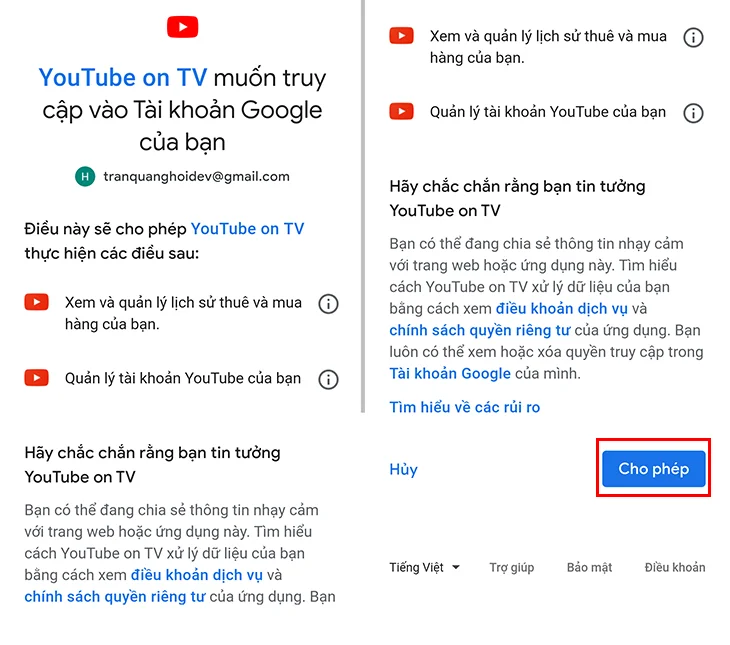 Cách đăng nhập tài khoản Youtube